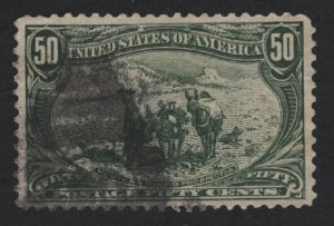 United States USED Scott Number 291  VF  #M2  - BARNEYS