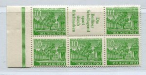 GERMANY BERLIN 1949 BOOKLET COMBO FROM BUILDINGS SET W 24 PERFECT MNH