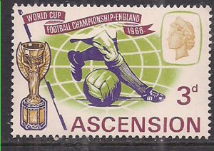 Ascension 1966 QE2 3d Football SG 95 MNH  ( F248 )