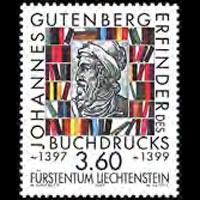 LIECHTENSTEIN 1999 - Scott# 1159 Printing Set of 1 NH