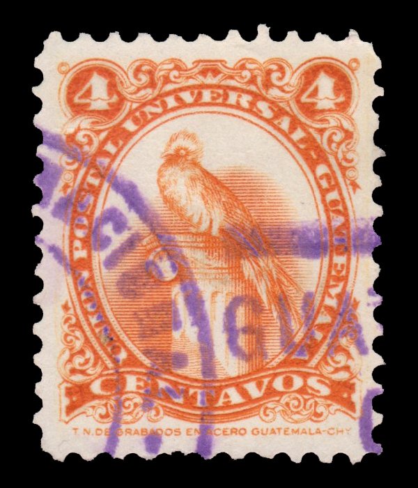 GUATEMALA STAMP 1957. SCOTT # 370. USED. # 1