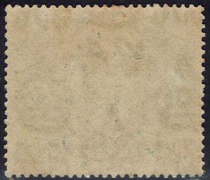 JAMAICA 1921 KGV 10/- WMK MULTI SCRIPT CA