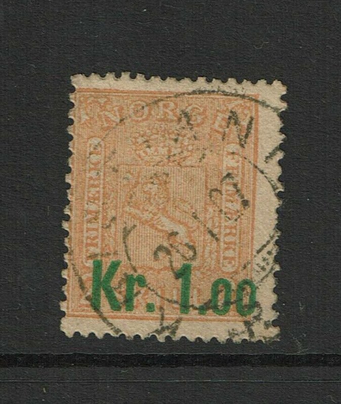 Norway SC# 59, Used, canceled 1907 - S9378