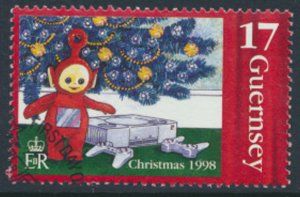 Guernsey  SG 810  SC# 664 Christmas 1998 First Day of issue cancel see scan