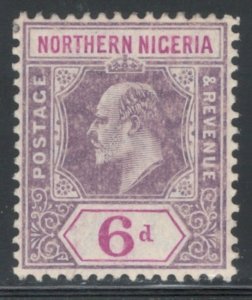 Northern Nigeria 1910 King Edward VII 6p Scott # 34 MH