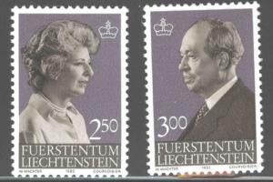 LIECHTENSTEIN Scott 767-768 MNH** 1983 royalty set CV $5