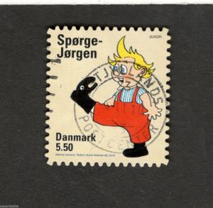 Denmark SC #1482 SPORGE-JORGEN Θ used stamp