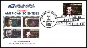 US American Scientists 2nd Day 2005 USPS Cover