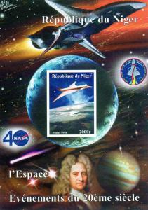 Niger 1998 Sir Halley/Halley's Comet SS Imperf.MNH #NIG 1BA 