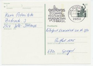 Card / Postmark Germany 1991 Bird - Parrot - Araguacema Brazil