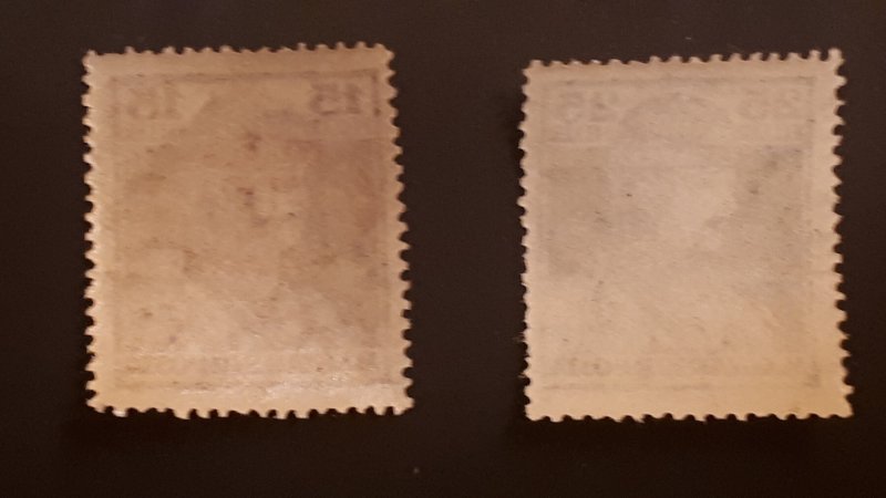 Debrecen 1919. - Hungary / Romaia occupation *  MH Mi 38a+40b