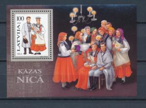 Latvia 1995 -Scott 401 MNH Sheet - Tradition Costume, Nica