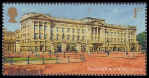 GB 3589 Buckingham Palace 2014 1st single (1 stamp) MNH 2014