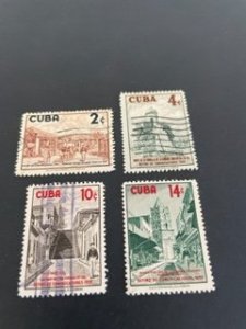 Cuba sc 584-587 u