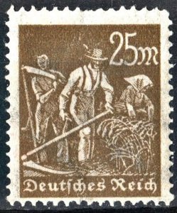 Germany: SC#225 25m Reaper (1923) MHR