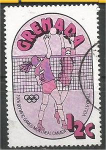 GRENADA, 1976, used 1/2c, Olympic Rings Scott 731