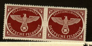 Germany #MQ1a pair MNH 