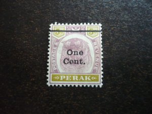Stamps - Perak - Scott# 64 - Mint Hinged Part Set of 1 Stamp