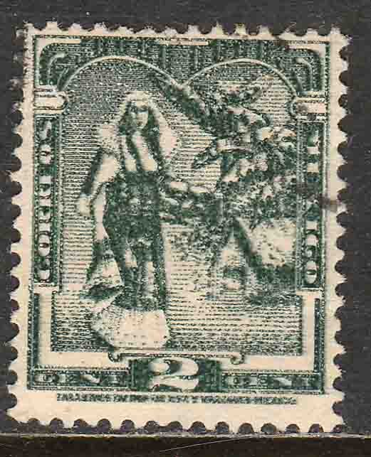 MEXICO 785, 2¢ 1934 Definitive. Tehuana girl. Used. F-VF. (760)