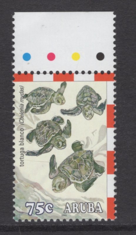 Aruba #239     VF, MNH, Endangered Animals, Turtles ....  0310004