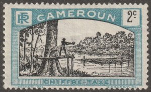 Cameroun, stamp, Scott#J1, mint, hinged,  2 cents, postage due