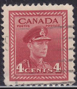 Canada 254 King George VI WWII War 1943