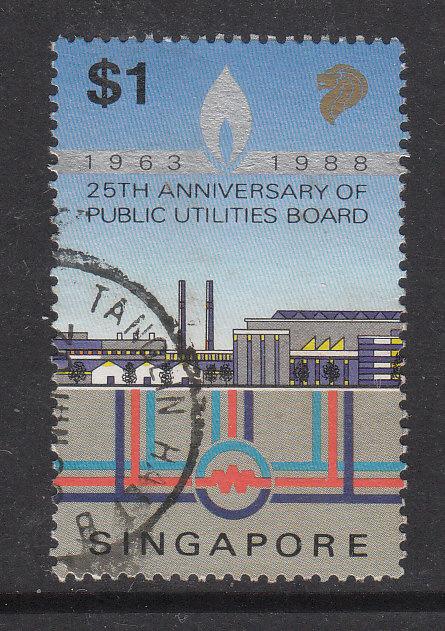 Singapore 1988 Sc 531 Public Utilities $1 Used