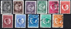 Romania 1930 King Karl II Mi.375 /85 Used