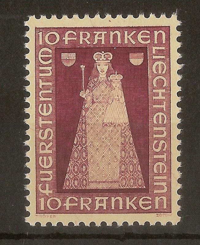 Liechtenstein 1941 10fr Madonna SG200 MNH Cat£80