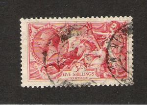 Great Britain Scott#180 Used 5sh George V 2018 CV $125.00