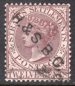 STRAITS SETTLEMENTS SCOTT 52