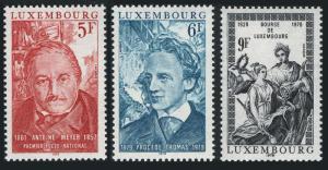 Luxembourg 627-629,MNH.Michel 990-992. Antoine Meyer,Thomas process.1979.