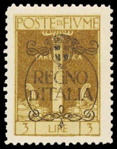 FIUME 182 mint NH  CV $55.00 (ID # 101817)