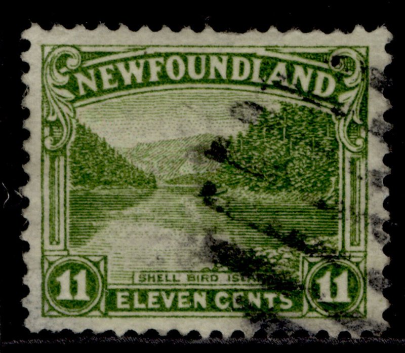 CANADA - Newfoundland GV SG158, 11c sage-green, USED. Cat £40.