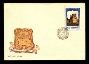 Romania 1967 Zidirca FDC - L9109