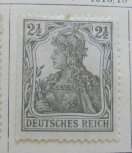 A8P45F24 Deutsches Reich Germany 1916 2?pf fine mh* stamp-