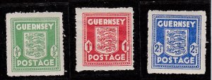 Guernsey - German Occupation # N1-3, Mint NH, 1/2 Cat.