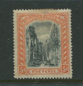 Bahamas -Scott 34 - Queens Staircase Issue -1901 - MH - Single 5p Stamp