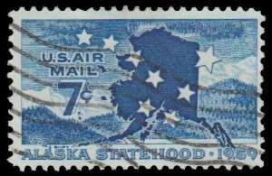 United States 1959 SCOTT # C53. USED. # 6