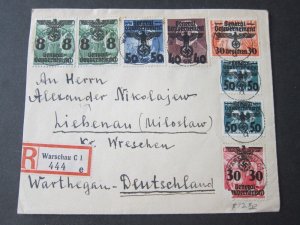 Germany 1940 Frank N31,36,41-2,48,51,54 Cover