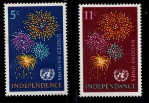 United Nations UN Scott 168-169 Stamp set MH*