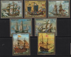 PARAGUAY 1430 a-e, 1431-1432 MNH  SHORT SET