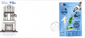 Palau, Worldwide First Day Cover, Birds, Fish, Stamp Collecting