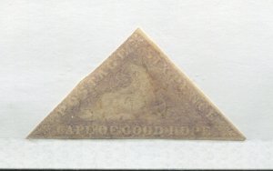 1858 Cape of Good Hope 6d pale lilac lightly used