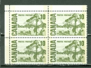 CANADA 1969 PINES  #462p  DEXT GUM ... UL CORNER BLK MNH...$7.50