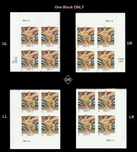US 3766 Wisdom $1 block P66666 (4 stamps) MNH 2003 