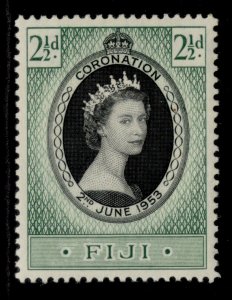 FIJI QEII SG278, 2½d 1953 CORONATION, M MINT.