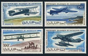 Mauritania C53-C56,MNH.Mi 278-281. Breguet 14,Goliath Farman,Camel caravan