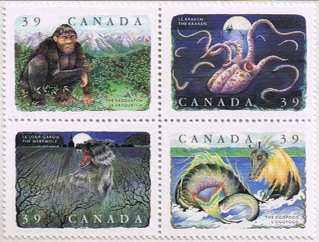 Canada Mint VF-NH #1292a Canadian Folklore block/4