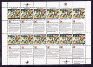 UNited Nations Human Rights, Set of 30 Sheets, Mint NH, 1/3 Cat